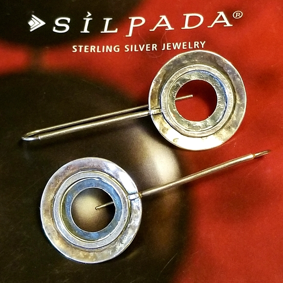 Rare Silpada Sterling Silver Threader Earrings - Picture 9 of 12